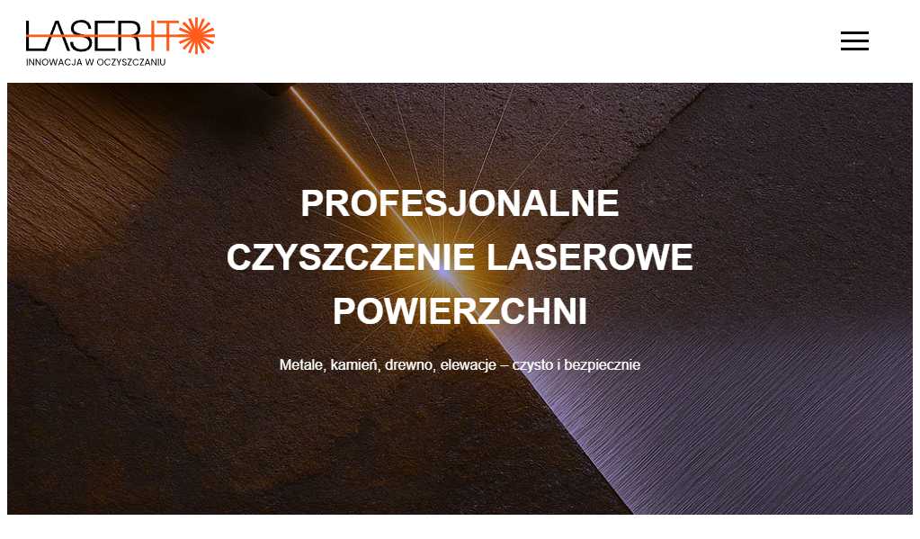 LaserIT - Czyszczenie laserem metalu, kamienia, drewna